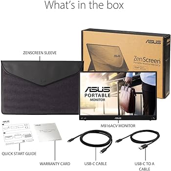 Amazon.com: ASUS ZenScreen 15.6 Inch Portable Monitor - 1080P