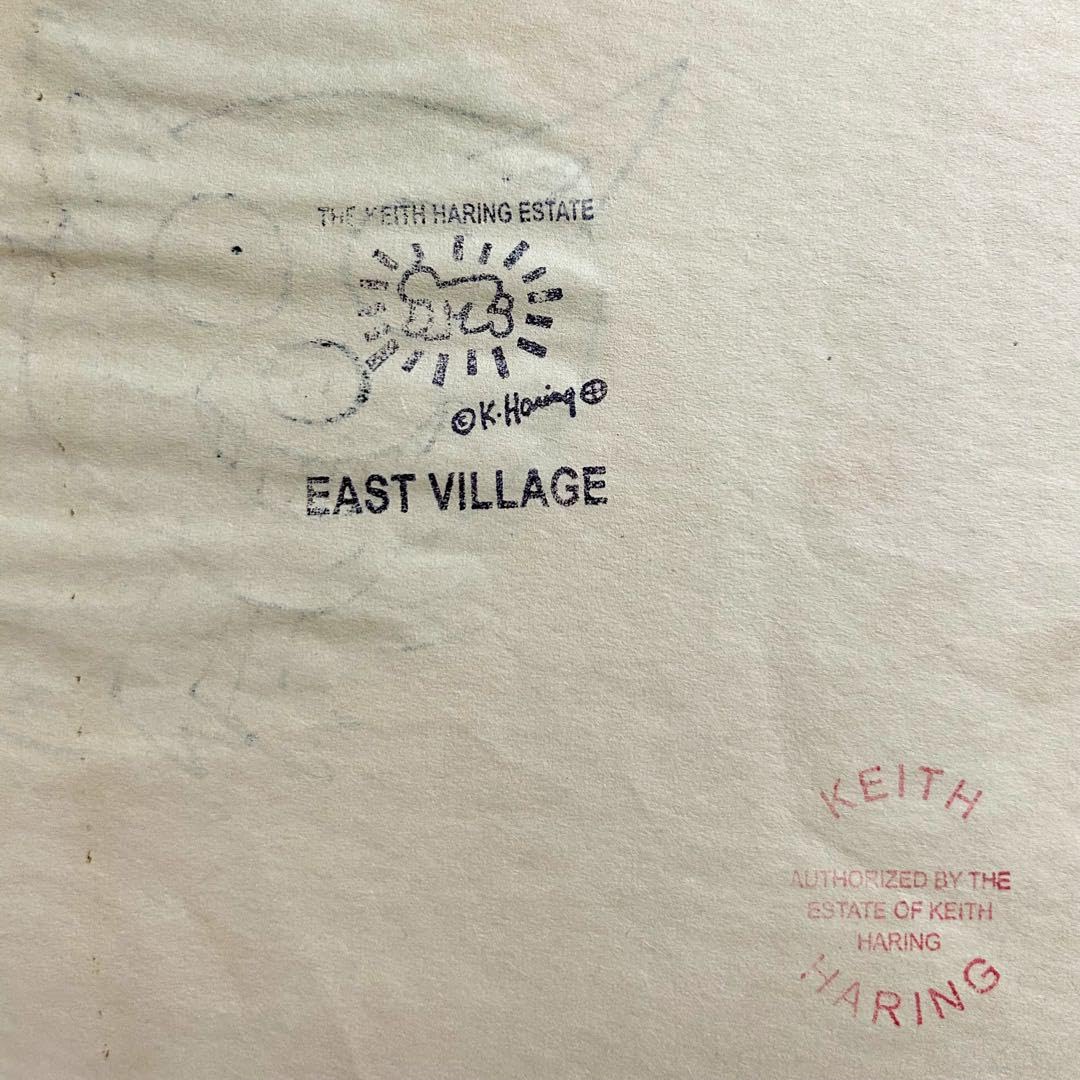 値下げ・キースへリング・サイン入りショップカード 値下げ・キースへ