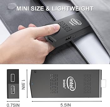 Amazon.com: Mini PC Stick 8GB RAM 128GB SSD with Celeron J4125