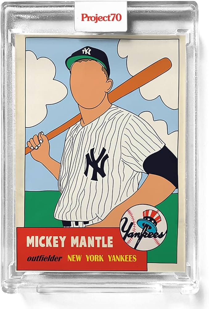 Amazon.com: Topps Project70 Card 500 | 1953 Mickey Mantle by Fucci