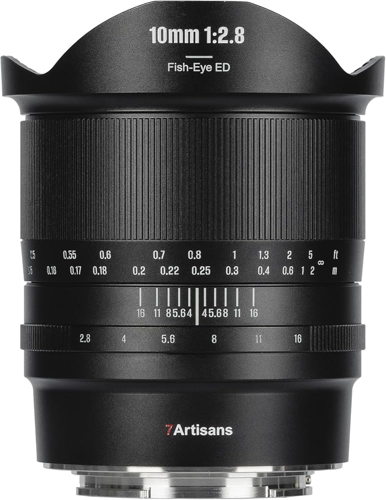 Amazon.com : 7artisans 10mm F2.8 II Fisheye Full Frame Lens for