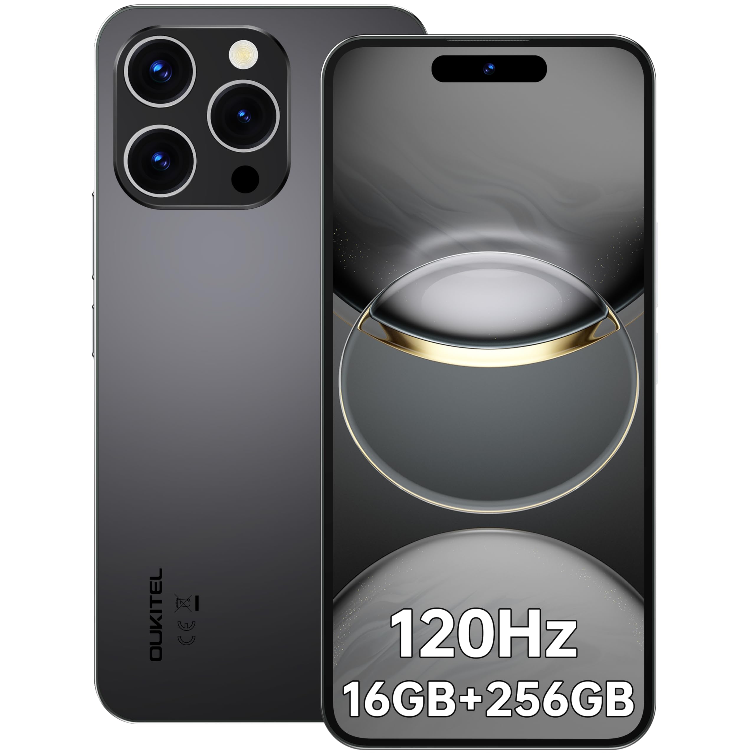 Amazon | OUKITEL P1 Android 14 シムフリー スマホ本体 5150mAh