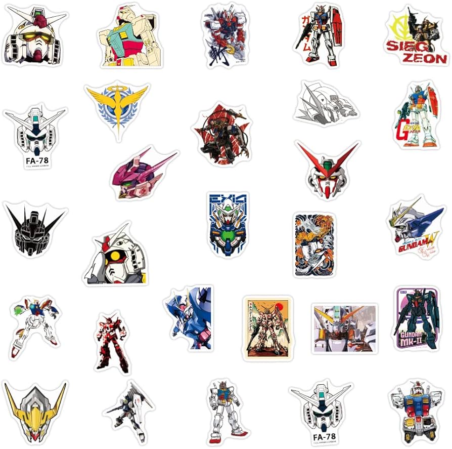 Amazon.co.jp: ガンダムステッカーセット 100枚 ガンダム防水