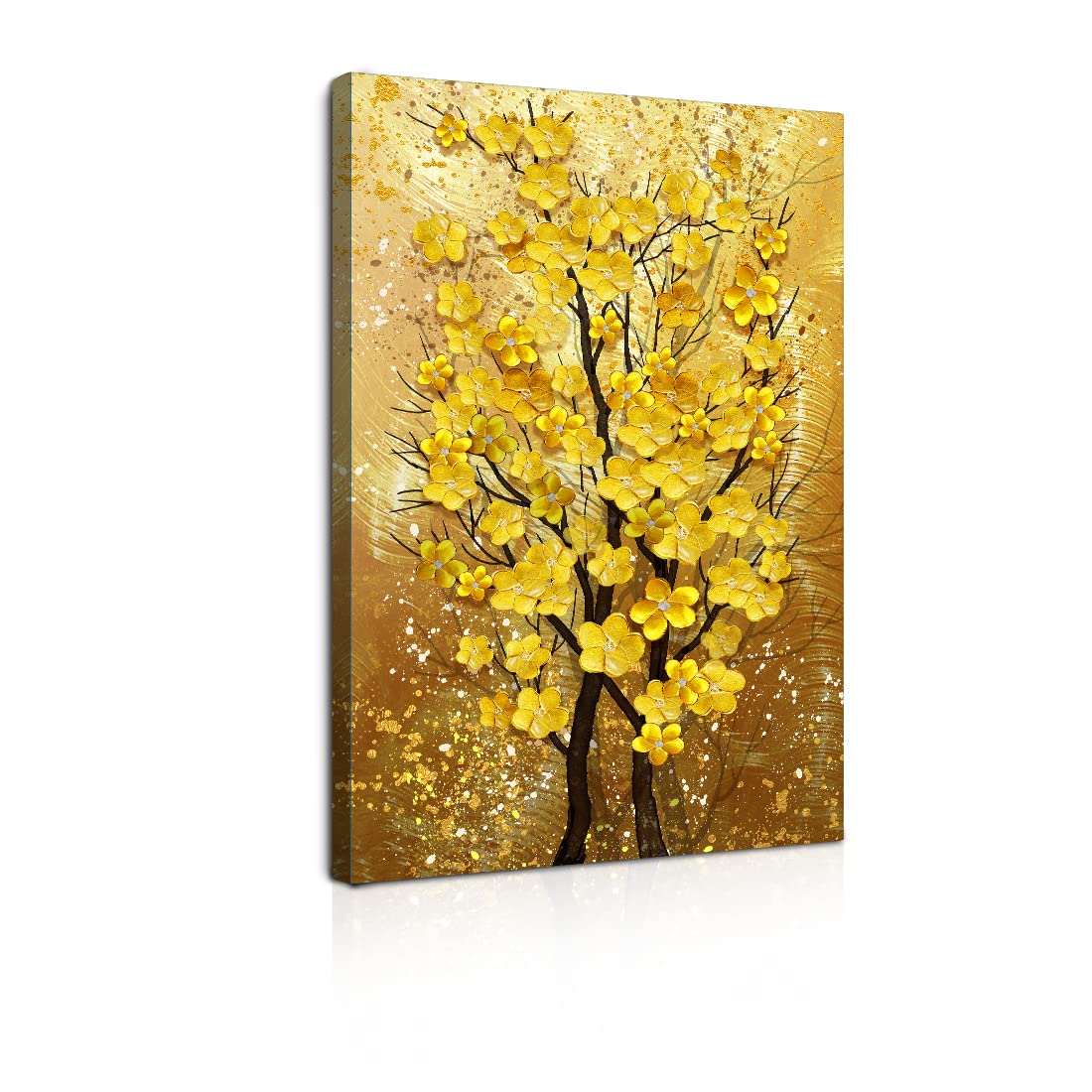 Amazon.co.jp: アートパネル 風水 絵 玄関 油絵 絵画 金運アップお