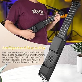 Amazon.co.jp: BCDYH 7フレット スマートエレキギター サイレント練習