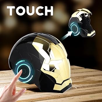 Amazon.co.jp: アイアンマン MK 5 ウェアラブル電子ヘルメット:音声
