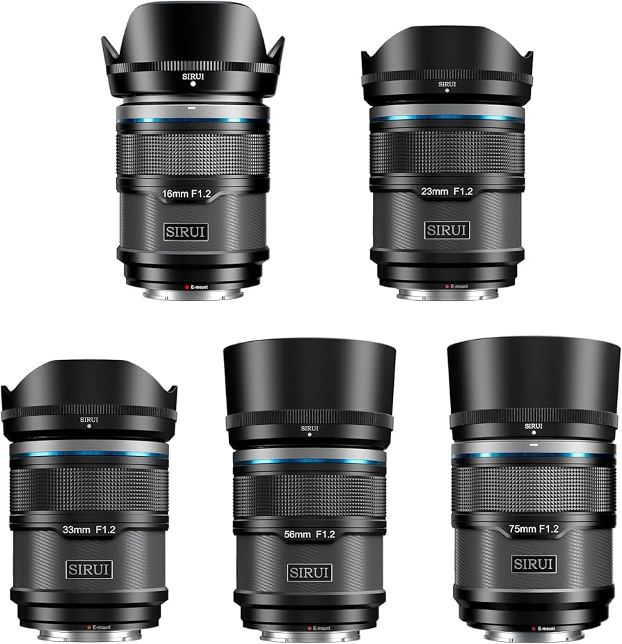 Amazon.com : SIRUI Sniper 16mm, 23mm, 33mm, 56mm, 75mm Autofocus