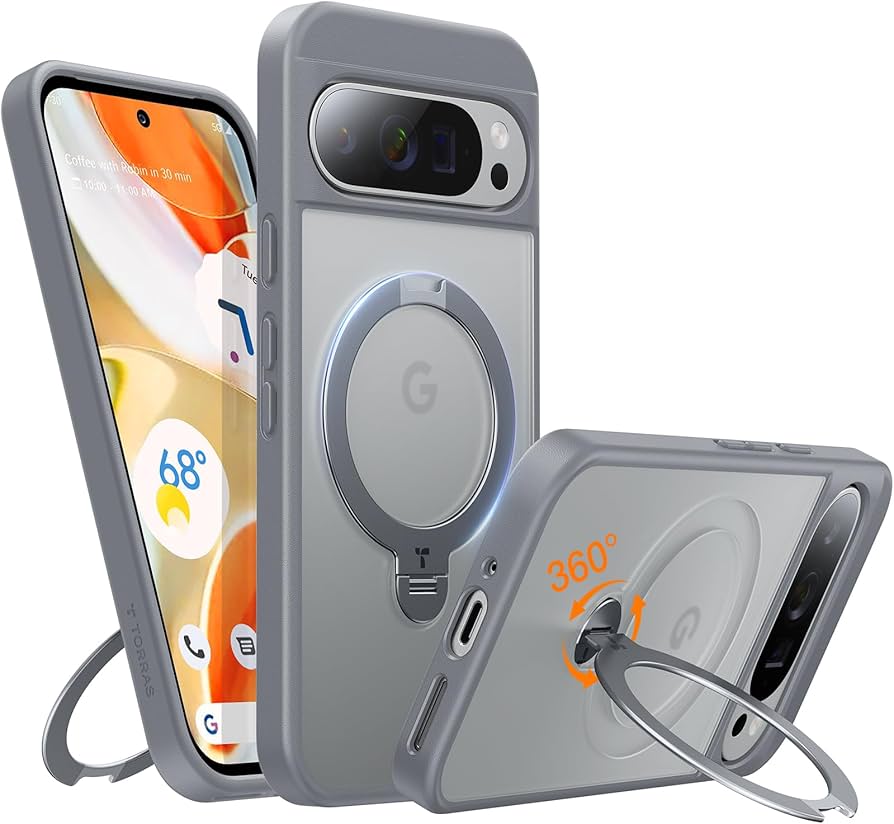 Amazon.com: TORRAS 360 Spin Magnetic Stand for Google Pixel 9 Pro
