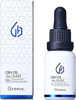 Amazon.co.jp: 【新基準対応】 Greeus CBN + CBD オイル SLEEP 10