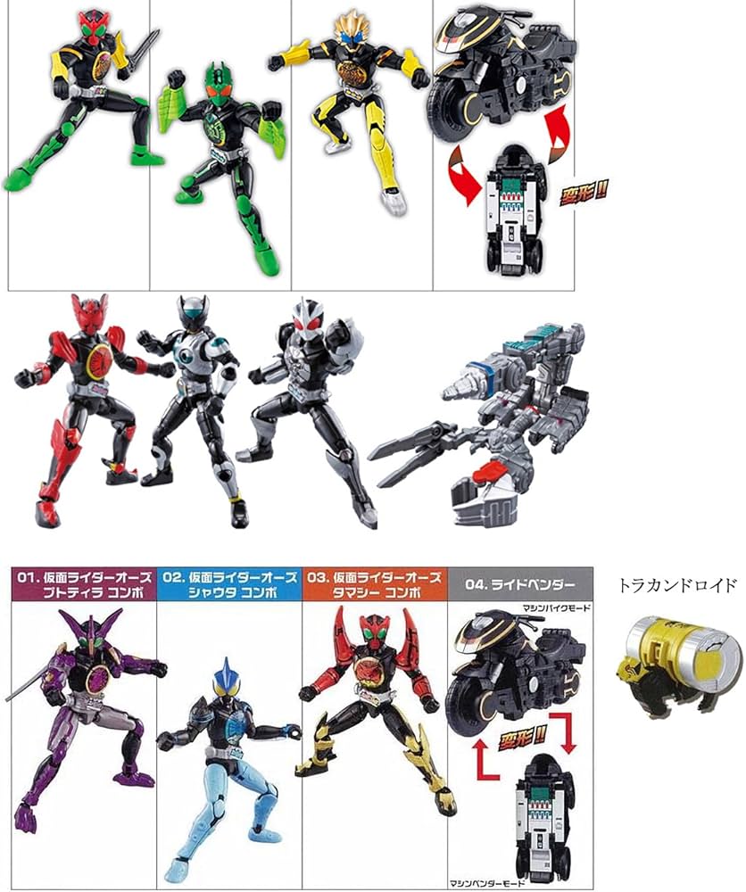 Amazon.co.jp: バンダイ 食玩 仮面ライダーオーズ コンボチェンジ