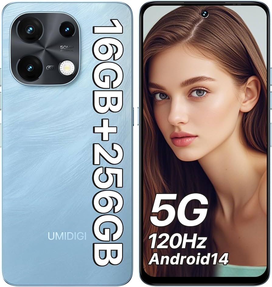 Amazon | UMIDIGI Note 100 5G スマホ 16GB+256GB/1TB拡張 Android 14