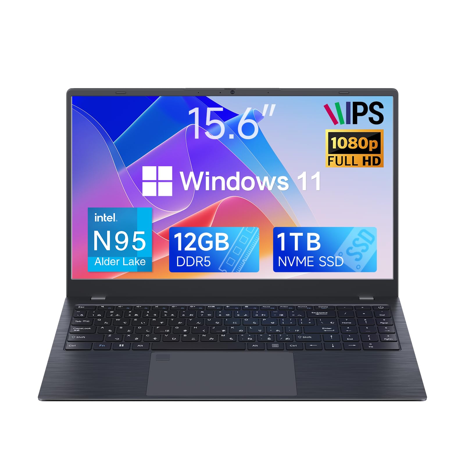 Amazon.co.jp: ノートパソコン Intel Core N95 薄型ノートPC 15.6