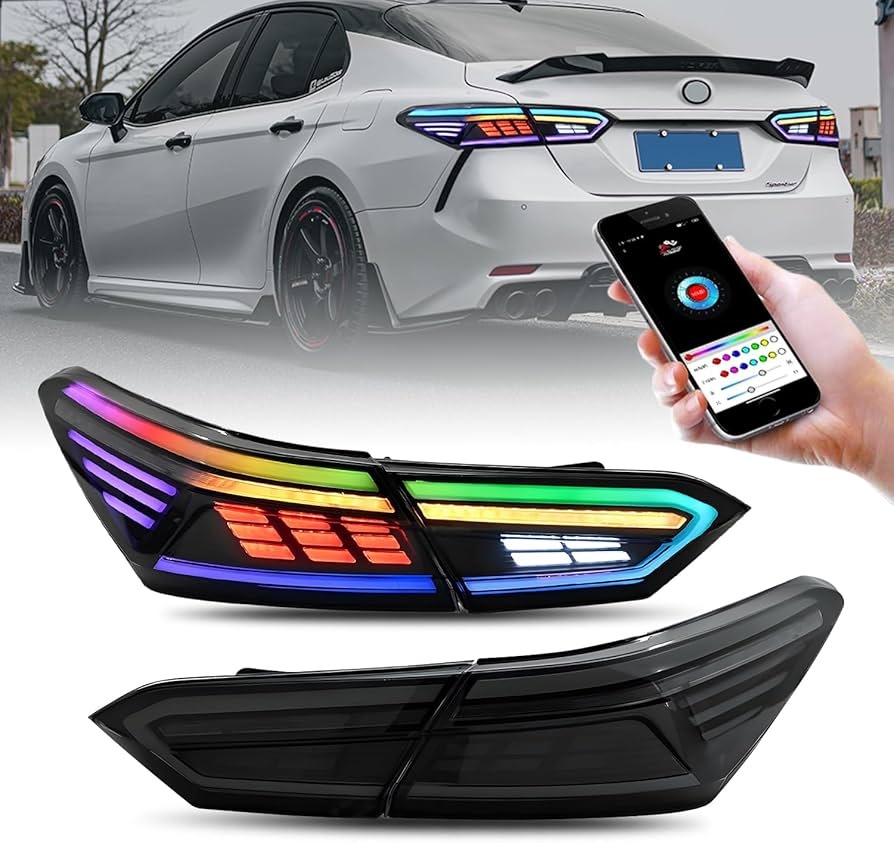 Amazon | HCMOTIONZトヨタ カムリ RGB テールライト テールランプ 70系