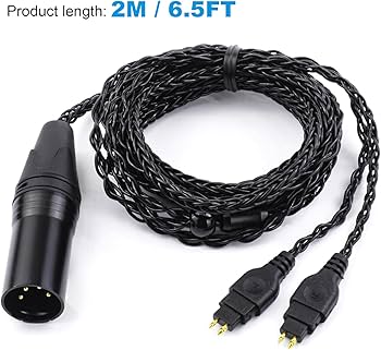 Amazon | Toxaoii 4ピン XLR バランス交換用コード ゼンハイザー HD6XX