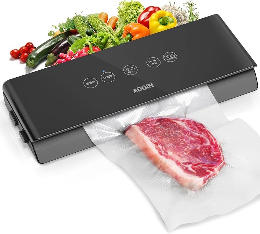 Amazon.co.jp: Adoin 真空パック機 フードシーラー 汁物対応 低騒音