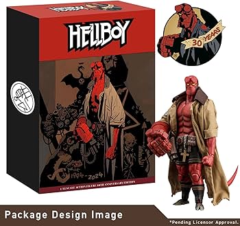 Amazon.com: Hellboy 30th Anniversary 1:12 Scale Action Figure