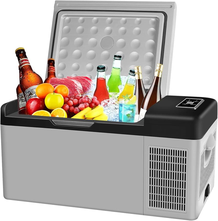 Amazon.co.jp: Sumeriy 車載冷蔵庫 18L -20℃～20℃ 急速冷凍 2WAY電源