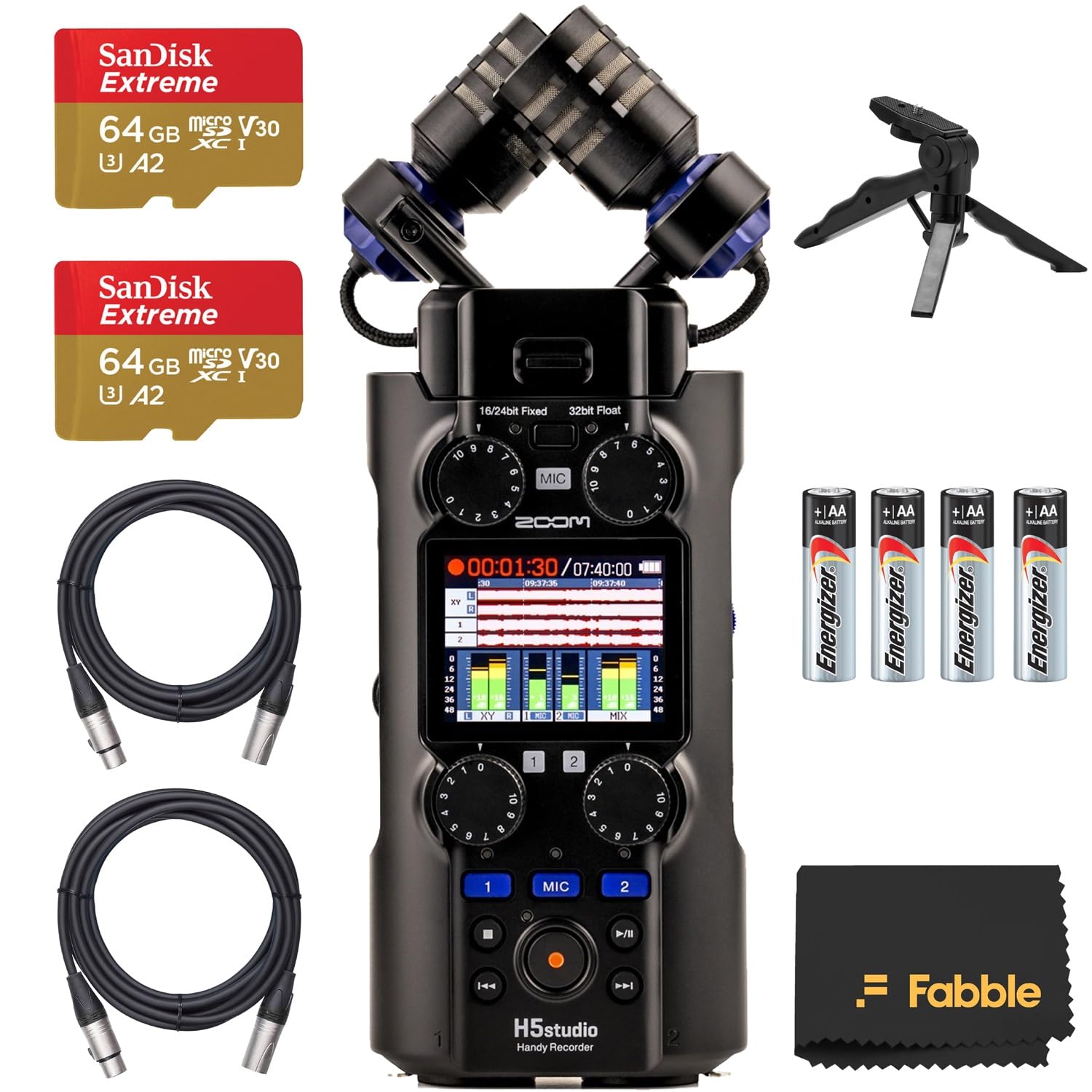 Amazon.com: Zoom H5 Studio Handy Recorder Bundle with ZDM-1