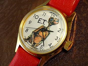 Amazon.co.jp: 箱付き1982年 E.T.ビンテージ 手巻き腕時計 映画ET当時