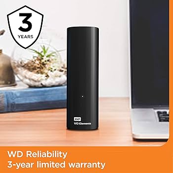 Amazon.com: WD 3TB Elements Desktop Hard Drive HDD, USB 3.0