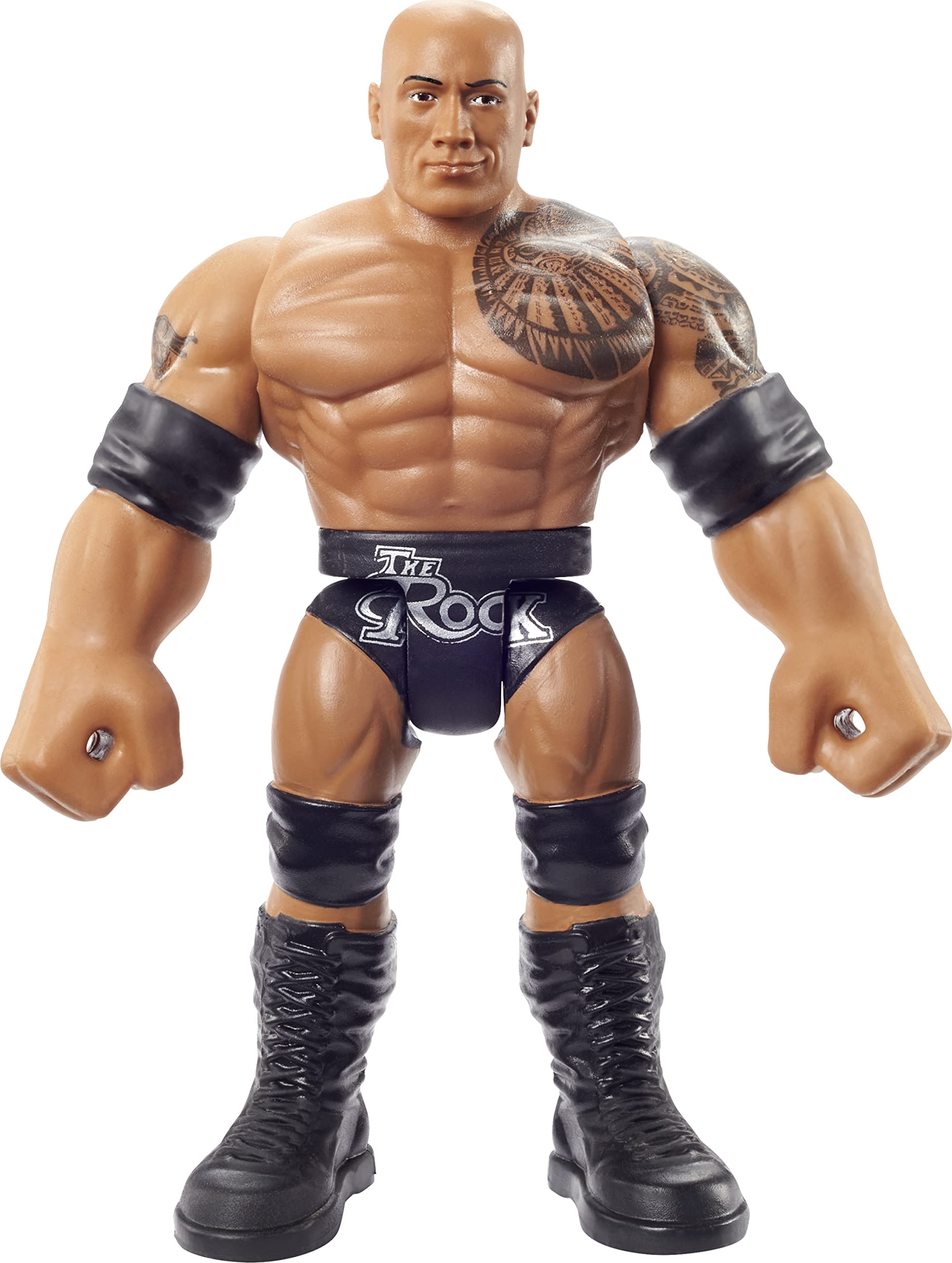 Amazon.com: WWE Bend 'n Bash Posable 5.5-inch The Rock Action