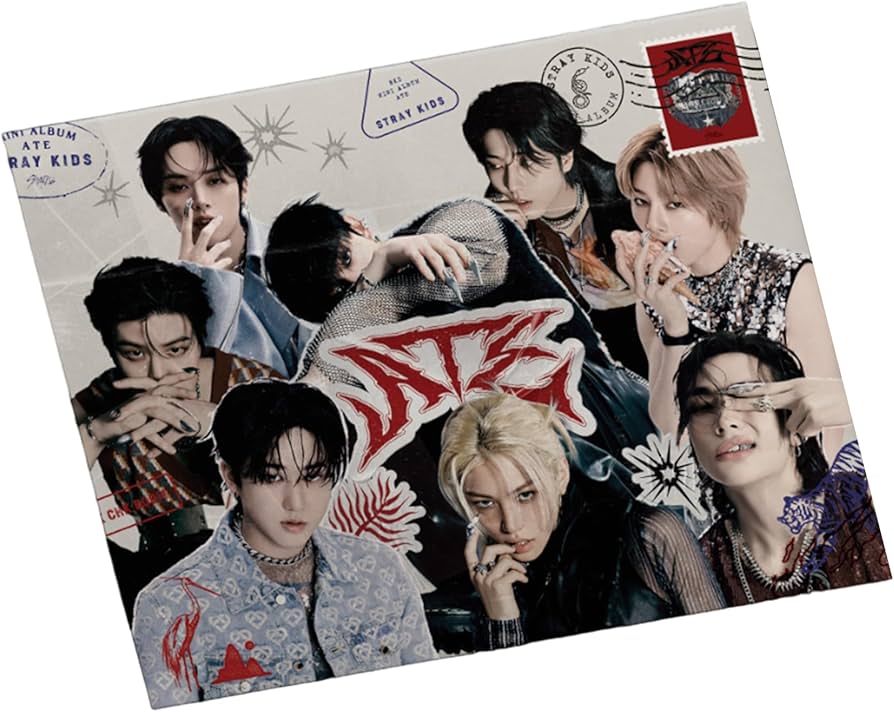 Amazon.com: StrayKids 9th Mini Album [ATE] Letter Version P.O.B