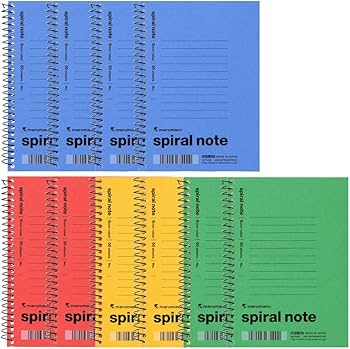 Amazon.co.jp: マルマン(maruman) メモ スパイラル リングノート A6 横