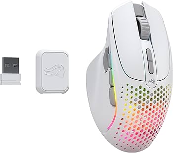 GLORIOUS Model I 2 Wireless - MMO Gaming Mouse (White), 9