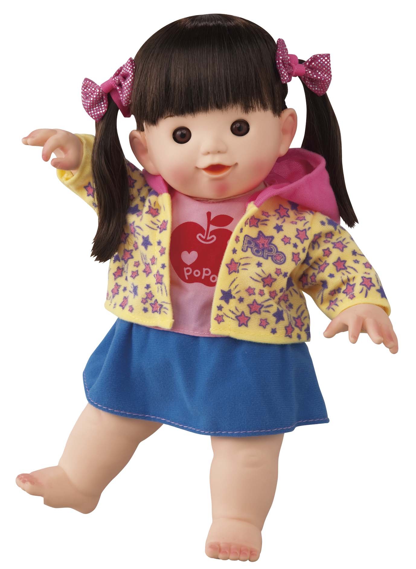 Amazon.co.jp: ぽぽちゃん お人形 やわらかお肌のロングヘアぽぽちゃん