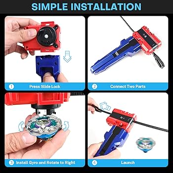 Amazon.com: Gyro X Battling Blade Set, 12 Spinning Tops, 3