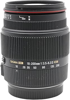 Amazon.co.jp: SIGMA 高倍率ズームレンズ 18-200mm F3.5-6.3IIDC OS