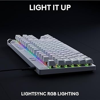 Logitech G PRO X TKL Rapid Tenkeyless Wired Gaming Keyboard with