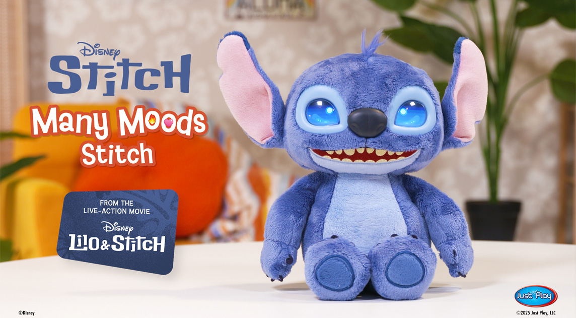Amazon.com: Disney Stitch Just Play Many Moods 14-inch Interactive