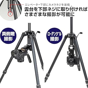 Amazon | SLIK 三脚 マスター 3 3段 中型 100448 | 三脚 通販