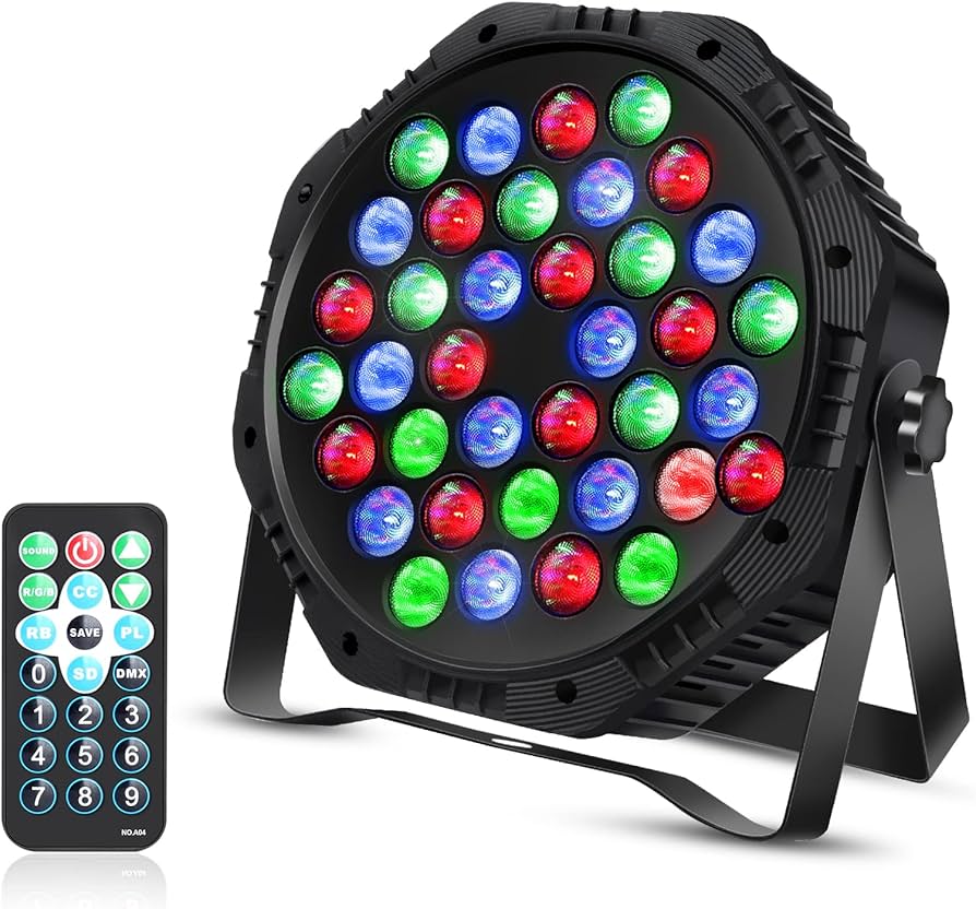 Amazon.com: 36 LED Par Lights, RGB Par Can Light Stage Lights, 10