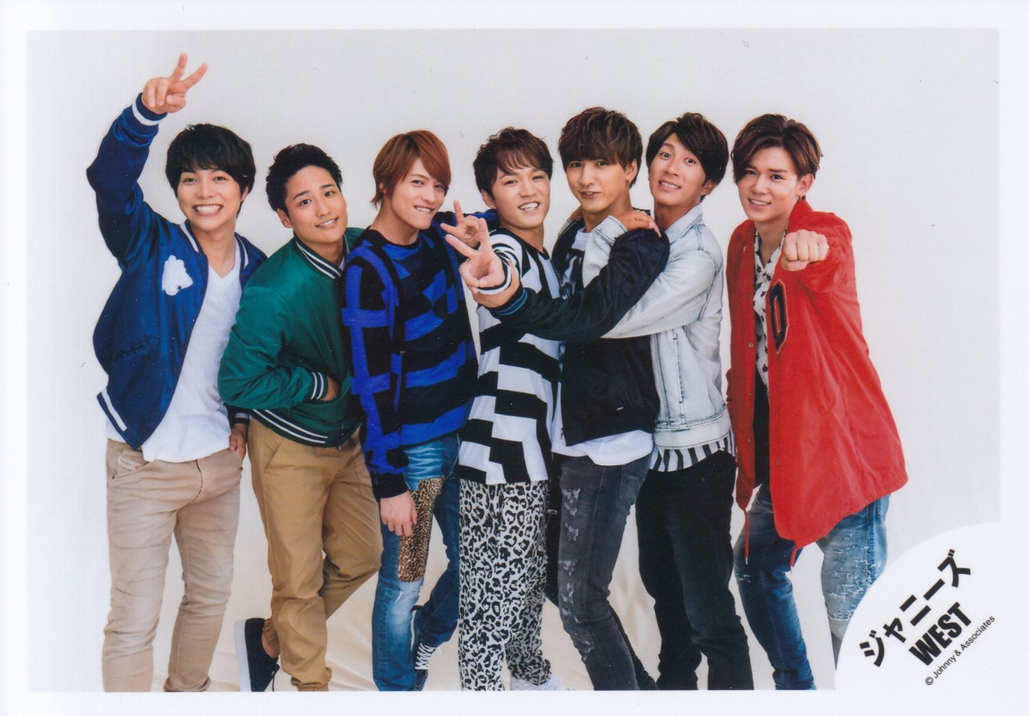 Amazon.co.jp: ジャニーズWEST 公式生写真 （集合写真）WA00202 : おもちゃ