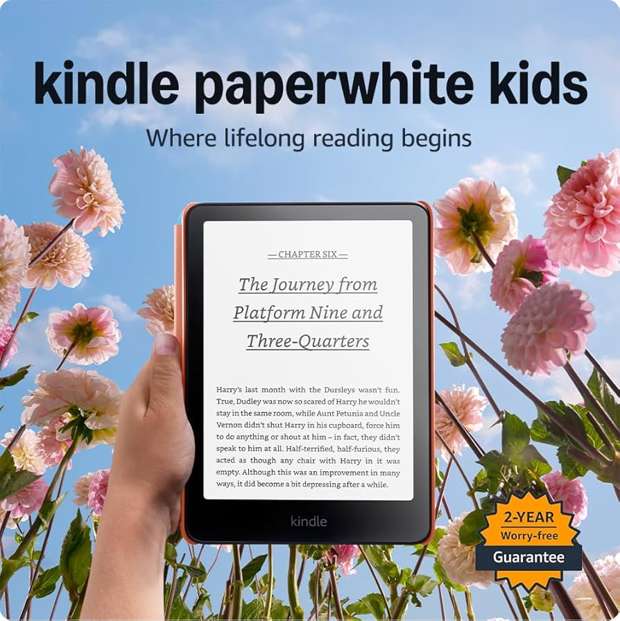 Amazon Kindle Paperwhite Kids (newest gen) larger glare-free