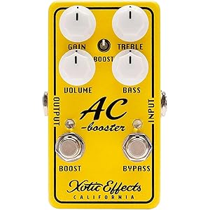 Xotic RC Booster V2 - 世界的人気を誇るクリーンブースター「RC