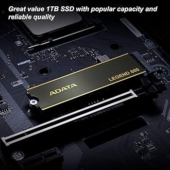 Amazon | ADATA 1TB SSD Legend 800 NVMe PCIe Gen4 x 4 M.2 2280 内蔵