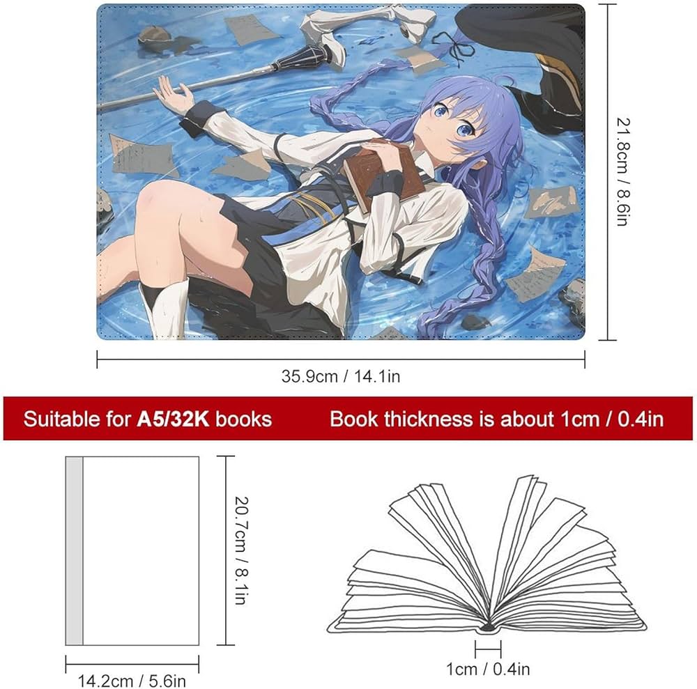 Amazon | ノートカバー 無職転生 ロキシー・ミグルディア ブックカバー