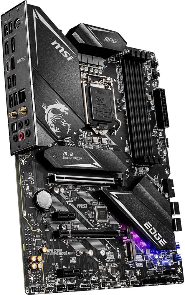 Amazon | MSI MPG Z490 Gaming Edge WiFi ATX Gaming Motherboard