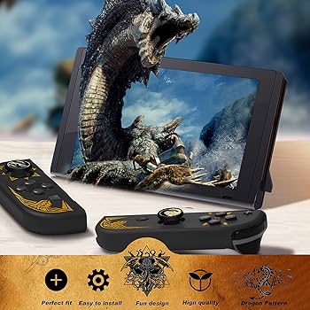 Amazon.co.jp: Joy-Con スイッチ用カバー モンスターハンターライズ