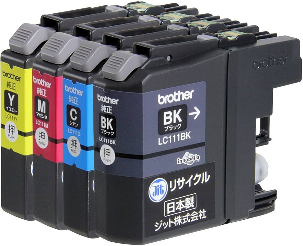 Amazon.co.jp: ジット ブラザー(Brother) LC111-4PK 4色セット対応