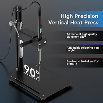 Amazon.com: DACKZZM Vertical Heat Set Insert Tool Pressing Machine