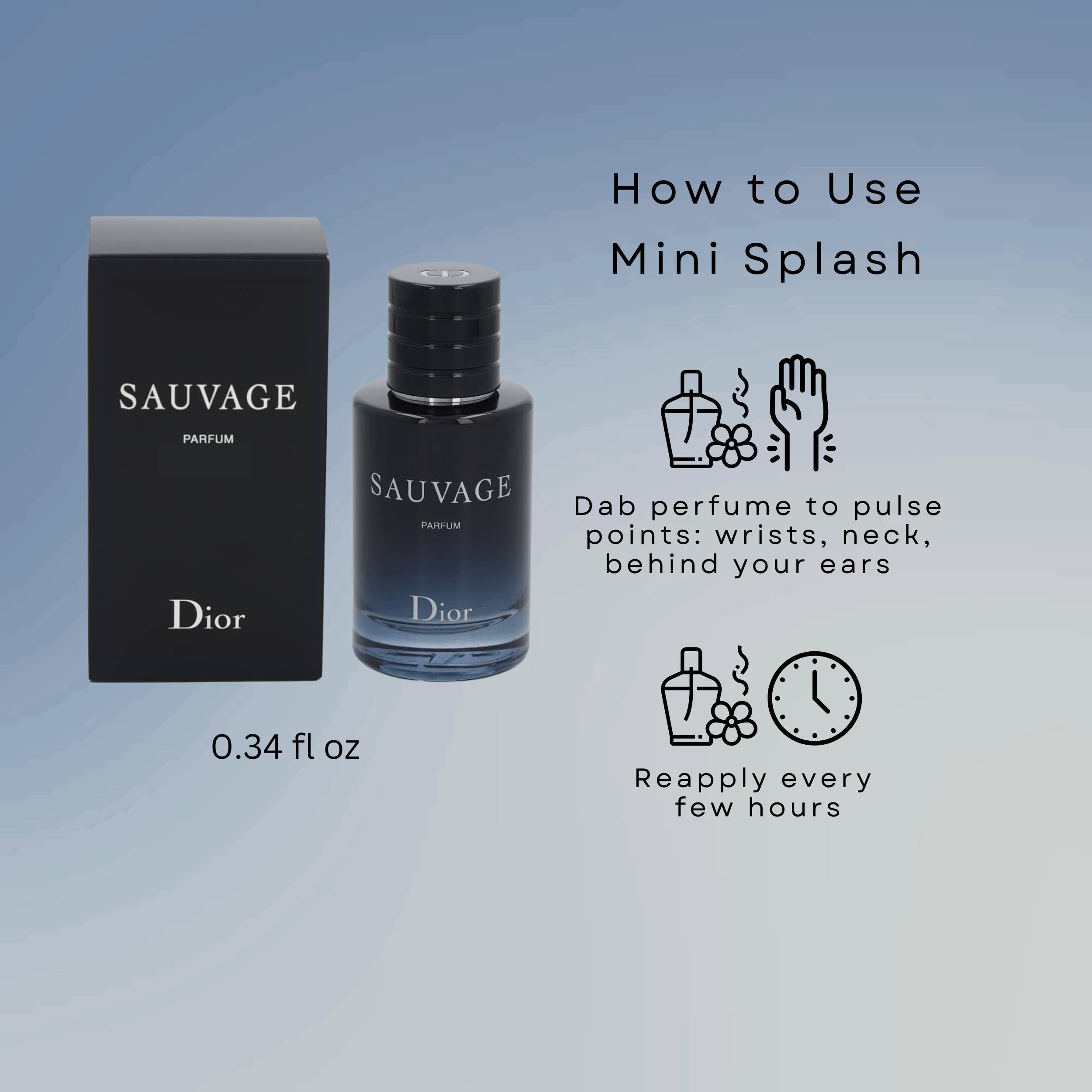 Amazon.com : Dior Sauvage Parfum for Men - .34 oz./10ml Mini