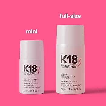 Amazon | K18 ヘアマスク 洗い流さない 15ml Leave-in molecular