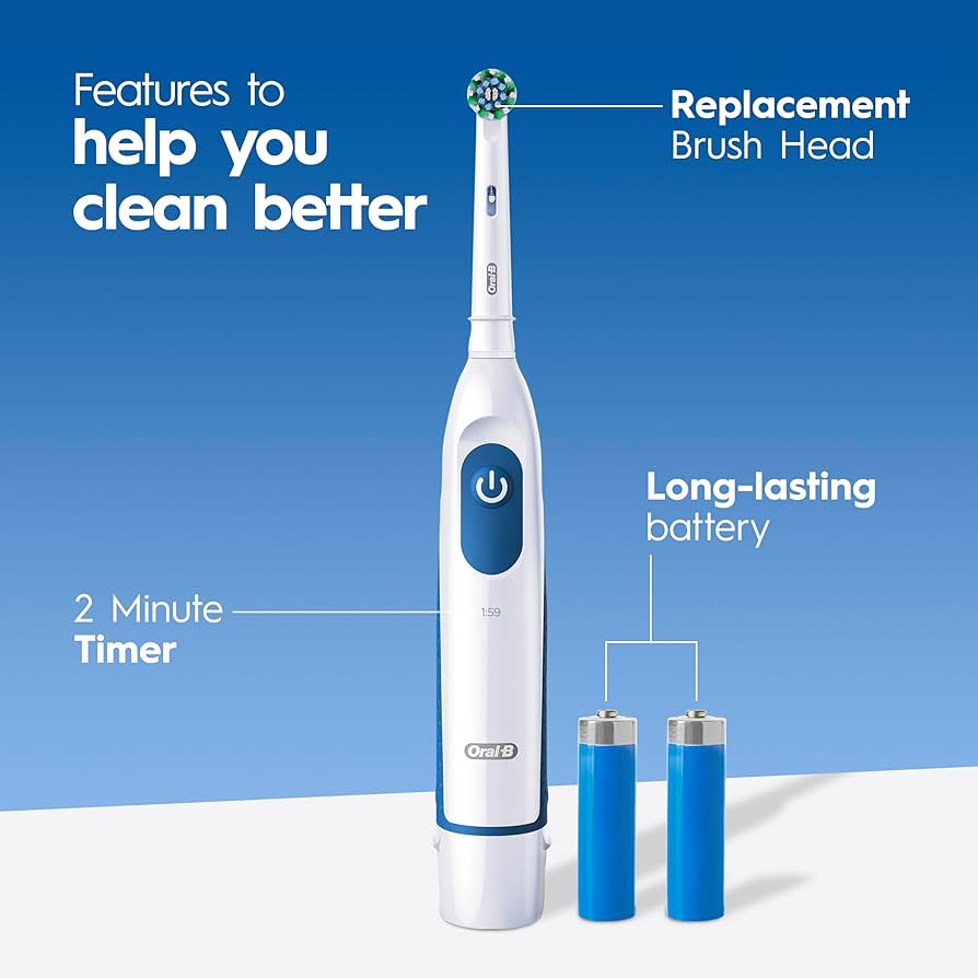 Amazon.com: Oral-B Pro 100 3D White, Battery Toothbrush, White