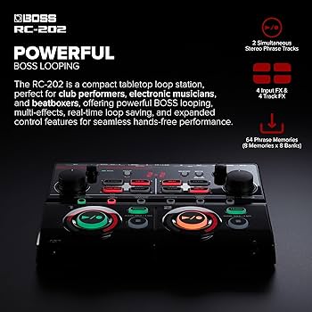 Amazon.co.jp: BOSS RC-202 ループステーション | 進歩的な音楽