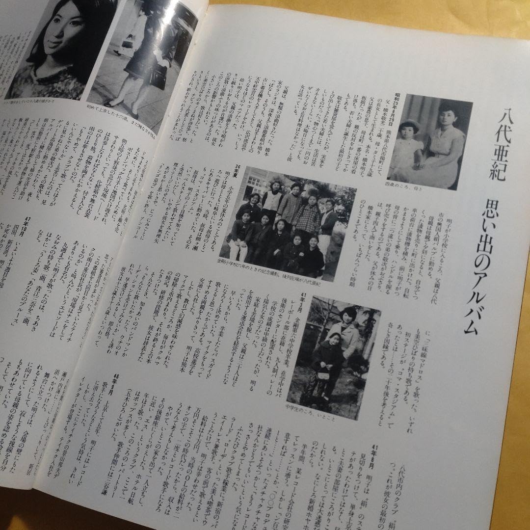 Amazon.co.jp: 八代亜紀 写真集 初版 サイン入（カメラマン） : 文房具