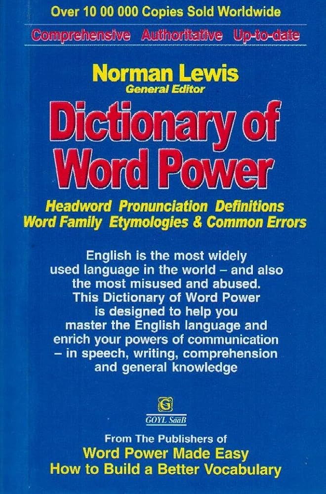 Dictionary of Word Power ; Headword, Pronunciation,Definitions